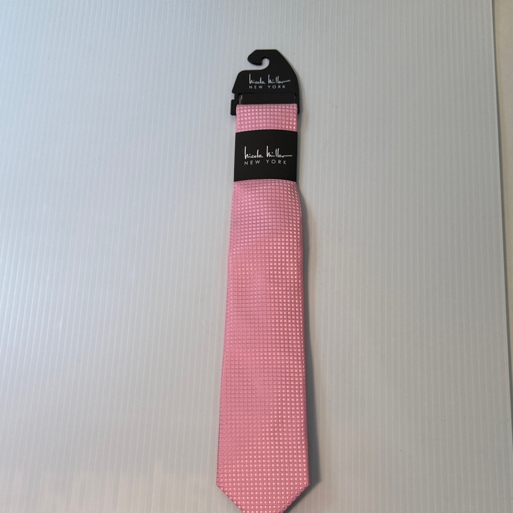 Nicole Miller, Pink Tie with Texture